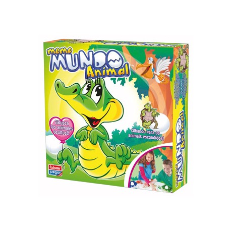JUEGO DE MESA FALOMIR MEMO MUNDO ANIMAL