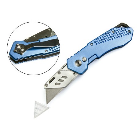 CUTER Q-CONNECT SX336 METALICO ANCHO AZUL