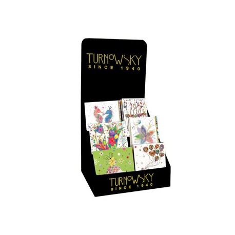 POSTALES ARGUVAL TURNOWSKY EXPOSITOR SOBREMESA DE 220 UNIDADES SURTIDAS 560X310X275 MM