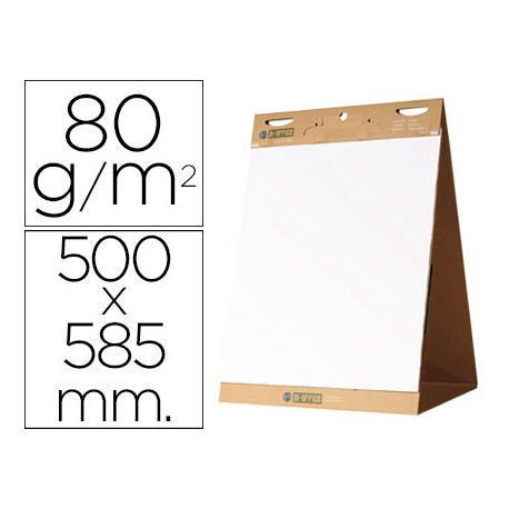 BLOC CONGRESO BI-OFFICE LISO AUTOADHESIVO SOBREMESA 500 X 585 MM PAPEL DE 80G/M