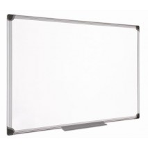PIZARRA BLANCA BI-OFFICE MAGNETICA MAYA W CERAMICA VITRIFICADA MARCO DE ALUMINIO 120X90 CM CON BANDE