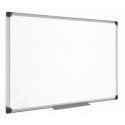 PIZARRA BLANCA BI-OFFICE MAGNETICA MAYA W CERAMICA VITRIFICADA MARCO DE ALUMINIO 120X90 CM CON BANDE