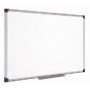 PIZARRA BLANCA BI-OFFICE MAGNETICA MAYA W CERAMICA VITRIFICADA MARCO DE ALUMINIO 90X60 CM CON BANDEJ