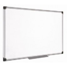 PIZARRA BLANCA BI-OFFICE MAGNETICA MAYA W CERAMICA VITRIFICADA MARCO DE ALUMINIO 90X60 CM CON BANDEJ