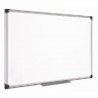 PIZARRA BLANCA BI-OFFICE MAGNETICA MAYA W CERAMICA VITRIFICADA MARCO DE ALUMINIO 90X60 CM CON BANDEJ