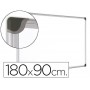 PIZARRA BLANCA BI-OFFICE MAGNETICA MAYA W CERAMICA VITRIFICADA MARCO DE ALUMINIO 180X90 CM CON BANDE