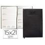 AGENDA ENCUADERNADA LIDERPAPEL CRETA 15X21 CM 2016 SEMANA VISTA COLOR NEGRO PAPEL 70 GRS AHUESADO