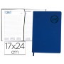 AGENDA ENCUADERNADA  LIDERPAPEL  KILKIS 17X24 CM 2016 DIA   PAGINA COLOR  AZUL PAPEL 70G