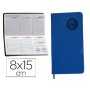 AGENDA ENCUADERNADA LIDERPAPEL KILKIS 8X15 CM 2016 SEMANA VISTA COLOR AZUL PAPEL DE 70G