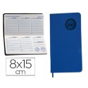 AGENDA ENCUADERNADA LIDERPAPEL KILKIS 8X15 CM 2016 SEMANA VISTA COLOR AZUL PAPEL DE 70G