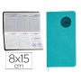 AGENDA ENCUADERNADA LIDERPAPEL KILKIS 8X15 CM 2016 SEMANA VISTA COLOR TURQUESA PAPEL 70