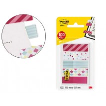 BANDERITAS SEPARADORAS POST-IT 684-CAN5-EU DECORADAS PEQUEÑAS 11,9 X 43,20 MM BLISTER DE 100 UNIDADE