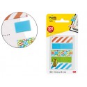BANDERITAS SEPARADORAS POST-IT 684-GE05-EU DECORADAS PEQUEÑAS 11,9 X 43,20 MM BLISTER DE 100 UNIDADE
