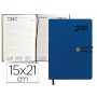 AGENDA ENCUADERNADA LIDERPAPEL MINOA 15X21 CM 2016 DIA PAGINA COLOR AZUL PAPEL 70G