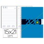 AGENDA DE ESPIRAL LIDERPAPEL SYROS 15X21 CM 2016 DIA PAGINA SIMPLE ESPIRAL COLOR AZUL