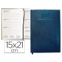 AGENDA ENCUADERNADA LIDERPAPEL CRETA 15X21 CM 2065 SEMANA VISTA COLOR AZUL PAPEL 70 GRS AHUESADO