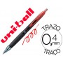 BOLIGRAFO UNI-BALL ROLLER UMN-307 RETRACTIL 0,7 MM TINTA GEL ROJO