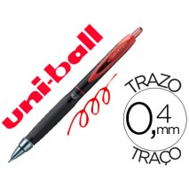 BOLIGRAFO UNI-BALL ROLLER UMN-307 RETRACTIL 0,7 MM TINTA GEL ROJO