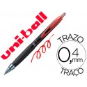 BOLIGRAFO UNI-BALL ROLLER UMN-307 RETRACTIL 0,7 MM TINTA GEL ROJO