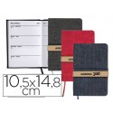 AGENDA ENCUADERNADA LIDERPAPEL WALLIS MINI 2016 SEMANA VISTA COLORES SURTIDOS