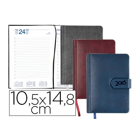 AGENDAS ENCUADERNADAS LIDERPAPEL AMBEL MINI 2016 DIA PAGINA COLORES SURTIDOS