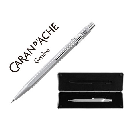 PORTAMINAS CARAN D'ACHE 844 0,7 MM CON ESTUCHE GRIS