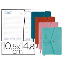 AGENDA ENCUADERNADA LIDERPAPEL THERASIA MINI 2016 DIA PAGINA COLORES SURTIDOS PAPEL 70 GR