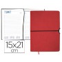 AGENDA ENCUADERNADA LIDERPAPEL LEUCADE 15X21 CM 2016 DIA PAGINA COLOR ROJO PAPEL 70 GRS