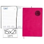AGENDA ENCUADERNADA LIDERPAPEL KILKIS 15X21 CM 2016 DIA PAGINA COLOR ROSA PAPEL 70 GRS