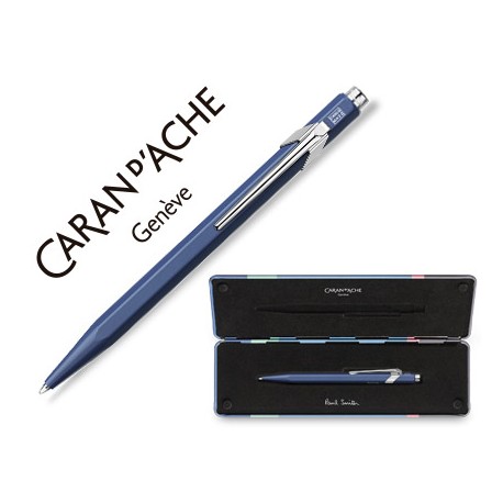 BOLIGRAFO CARAN D'ACHE 849 EDICION LIMITADA PAUL SMITH AZUL VAQUERO DENIM CON ESTUCHE
