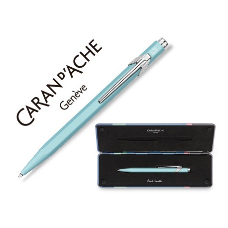 BOLIGRAFO CARAN D'ACHE 849 EDICION LIMITADA PAUL SMITH MENTA MINT CON ESTUCHE