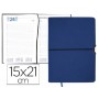 AGENDA ENCUADERNADA LIDERPAPEL LEUCADE 15X21 CM 2016 DIA PAGINA COLOR AZUL PAPEL 70 GRS