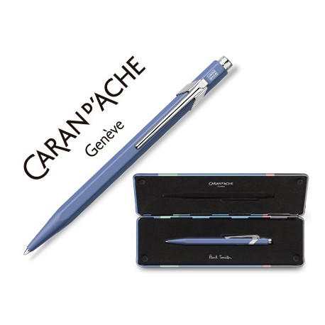 BOLIGRAFO CARAN D'ACHE 849 EDICION LIMITADA PAUL SMITH MALVA MAUVE CON ESTUCHE