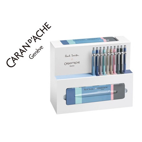 BOLIGRAFO CARAN D'ACHE 849 EDICION LIMITADA PAUL SMITH EXPOSITOR DE 20 UNDS. SURTIDAS