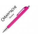 BOLIGRAFO CARAN D'ACHE 888 INFINITE CUERPO PLASTICO PUNTERA Y PULSADOR METALICOS RECARGABLE FUCSIA P