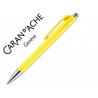 BOLIGRAFO CARAN D'ACHE 888 INFINITE CUERPO PLASTICO PUNTERA Y PULSADOR METALICOS RECARGABLEAMARILLO
