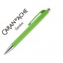 BOLIGRAFO CARAN D'ACHE 888 INFINITE CUERPO PLASTICO PUNTERA Y PULSADOR METALICOS RECARGABLE VERDE PR