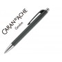 BOLIGRAFO CARAN D'ACHE 888 INFINITE CUERPO PLASTICO PUNTERA Y PULSADOR METALICOS RECARGABLE GRIS PIZ