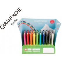 BOLIGRAFO CARAN D'ACHE 888 INFINITE EXPOSITOR SURTIDO 30 UNDS. 3 POR COLOR