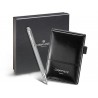 BOLIGRAFO CARAN D'ACHE ECRIDOR GRAPH PAPER PLACADO PALADIO CON ESTUCHE SET CON BLOC DE NOTAS DE REGA