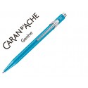 BOLIGRAFO CARAN D'ACHE 849 METALIZADO AZUL TURQUESA SIN ESTUCHE