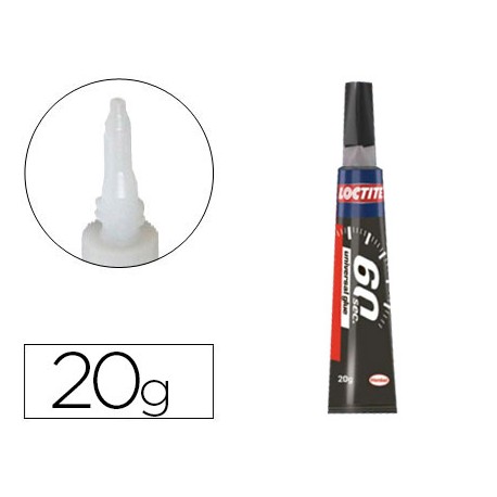 PEGAMENTO LOCTITE 20 GR EXTRA FUERTE 60 SEGUNDOS UNIDAD