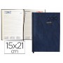 AGENDA ENCUADERNADA LIDERPAPEL CORFU 15X21 CM 2016 DIA PAGINA COLOR AZUL PAPEL 60 GR