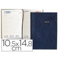 AGENDA ENCUADERNADA LIDERPAPEL CORFU MINI 2016 DIA PAGINA COLOR AZUL PAPEL 60 GR