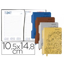 AGENDA ENCUADERNADA LIDERPAPEL SYMI MINI 2016 DIA PAGINA COLORES SURTIDOS PAPEL 70 GR