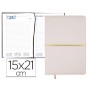 AGENDA ENCUADERNADA LIDERPAPEL NISIROS 15X21 CM 2016 DIA PAGINA COLOR BLANCO Y ORO PAPEL 70 GRS