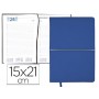 AGENDA ENCUADERNADA LIDERPAPEL NISIROS 15X21 CM 2016 DIA PAGINA COLOR AZUL Y PLATA PAPEL 70 GRS