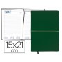 AGENDA ENCUADERNADA LIDERPAPEL NISIROS 15X21 CM 2016 DIA PAGINA COLOR VERDE BILLAR Y VERDE CLARO PAP