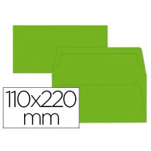 SOBRE LIDERPAPEL AMERICANO LIMA 110X220 MM 80 G/M PACK DE 9 UNIDADES