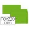 SOBRE LIDERPAPEL AMERICANO LIMA 110X220 MM 80 G/M PACK DE 9 UNIDADES